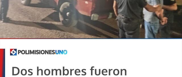 Dos hombres fueron detenidos por un siniestro vial y disturbios en la vía pública en estado de ebriedad