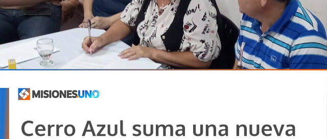 Cerro Azul suma una nueva sede de la Universidad Popular de Misiones con propuestas de formación y salida laboral